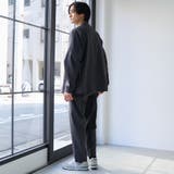 ハイブリッドリネン リラックスパンツ【吸水速乾・防シワ・UVカット】 | coen【men】 | 詳細画像3 