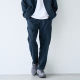 NAVY | ハイブリッドリネン リラックスパンツ【吸水速乾・防シワ・UVカット】 | coen【men】