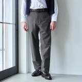DK.GRAY | 【撥水、防しわ】サマレルテーパードパンツ | coen【men】