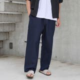 NAVY | リネンコットンイージーパンツ | coen【men】