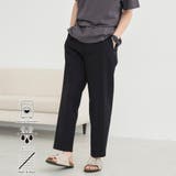 BLACK | エンボス加工ビンテージライクイージーパンツ ー吸水速乾ー | coen【men】