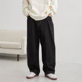 BLACK | 【C.DENIMS】リラックスカーブデニムパンツ | coen【men】