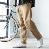 起毛カルゼタックイージーテーパードパンツ | coen OUTLET | 詳細画像1