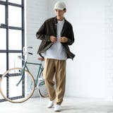 起毛カルゼタックイージーテーパードパンツ | coen OUTLET | 詳細画像7