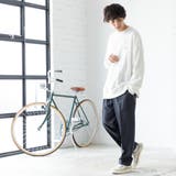 起毛カルゼタックイージーテーパードパンツ | coen OUTLET | 詳細画像3