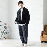 起毛カルゼタックイージーテーパードパンツ | coen OUTLET | 詳細画像4