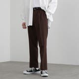 DK.BROWN | スリムテーパードタックパンツ | coen【men】