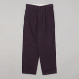 PURPLE | ウォッシュドストレッチワイドチノパンツ | coen【men】