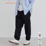 BLACK | 【WELLTECT】ワンポイントロゴ刺繍スウェットパンツ | coen【men】