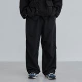 BLACK | 【C.Mt】WIDE EAZY PANTS | coen【men】