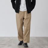BEIGE | ガレージチノワイドストレートパンツ | coen【men】