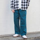 TURQUOISE | ガレージチノワイドストレートパンツ | coen【men】