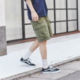 ヘリンボーンカーゴショーツ | coen OUTLET | 詳細画像1
