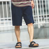 NAVY | ウォッシュ加工チノショーツ | coen OUTLET