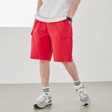 RED | Chinook Sport別注グログラン6ポケットカーゴショーツ | coen【men】