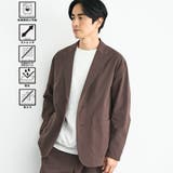 DK.BROWN | ハイカーテックテーラードジャケット【防シワ/ストレッチ/撥水/ウォッシャブル】 | coen【men】