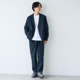 ハイブリッドリネン ノーカラージャケット【吸水速乾・防シワ・UVカット】 | coen【men】 | 詳細画像11 