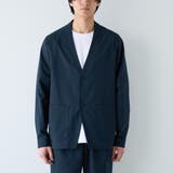 ハイブリッドリネン ノーカラージャケット【吸水速乾・防シワ・UVカット】 | coen【men】 | 詳細画像16 