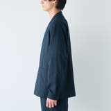 ハイブリッドリネン ノーカラージャケット【吸水速乾・防シワ・UVカット】 | coen【men】 | 詳細画像17 