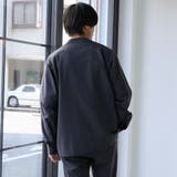 ハイブリッドリネン ノーカラージャケット【吸水速乾・防シワ・UVカット】 | coen【men】 | 詳細画像5 