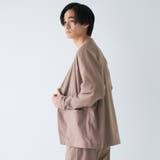 ハイブリッドリネン ノーカラージャケット【吸水速乾・防シワ・UVカット】 | coen【men】 | 詳細画像9 