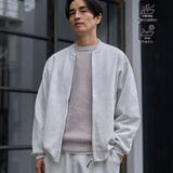 LT.GRAY | クリーンプラススウェットジップブルゾン【防汚（食品汚れ）・UVカット】 | coen【men】