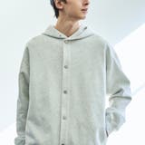 クリーンプラススウェットスナップボタンパーカー【防汚（食品汚れ）、UVカット】 | coen【men】 | 詳細画像12 