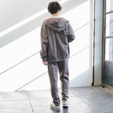 クリーンプラススウェットスナップボタンパーカー【防汚（食品汚れ）、UVカット】 | coen【men】 | 詳細画像15 