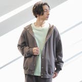 クリーンプラススウェットスナップボタンパーカー【防汚（食品汚れ）、UVカット】 | coen【men】 | 詳細画像16 