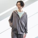 クリーンプラススウェットスナップボタンパーカー【防汚（食品汚れ）、UVカット】 | coen【men】 | 詳細画像17 