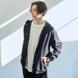 クリーンプラススウェットスナップボタンパーカー【防汚（食品汚れ）、UVカット】 | coen【men】 | 詳細画像5 