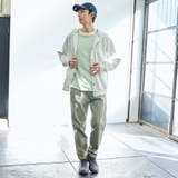 クリーンプラススウェットスナップボタンパーカー【防汚（食品汚れ）、UVカット】 | coen【men】 | 詳細画像7 