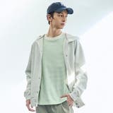 クリーンプラススウェットスナップボタンパーカー【防汚（食品汚れ）、UVカット】 | coen【men】 | 詳細画像9 