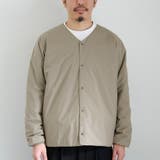ウィンドブロックノーカラーカーデ【撥水、防風、抗菌防臭（中綿）】 | coen【men】 | 詳細画像16 