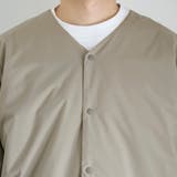 ウィンドブロックノーカラーカーデ【撥水、防風、抗菌防臭（中綿）】 | coen【men】 | 詳細画像19 