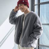 DK.GRAY | リバーシブルボアブルゾン | coen【men】