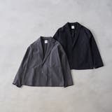 ストレッチテックナイロンテーラードジャケット【ストレッチ、はっ水、耐摩耗性、UV… | coen【men】 | 詳細画像2 