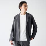 ストレッチテックナイロンテーラードジャケット【ストレッチ、はっ水、耐摩耗性、UV… | coen【men】 | 詳細画像24 