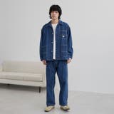 SMITH’S（スミス）別注デニムカバーオールジャケット（コバルト／ネイビー） | coen【men】 | 詳細画像3 