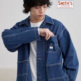COBALT | SMITH’S（スミス）別注デニムカバーオールジャケット（コバルト／ネイビー） | coen【men】
