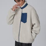 NATURAL | <Parknik>ボアフリーススタンドブルゾン | coen【men】
