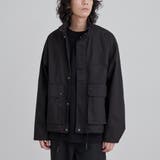 BLACK | ミリタリーショートブルゾン | coen【men】
