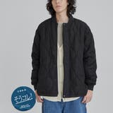 BLACK | 【そうコレ!】サーモライトキルティングブルゾン | coen【men】