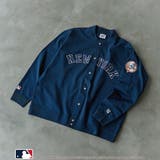 NAVY | MLB別注 ニットスタジャンブルゾン | coen【men】