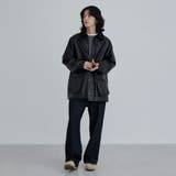 【カリフォルニアスポーツウェア】別注レザーライクハンティングジャケット | coen【men】 | 詳細画像5 