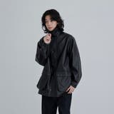 【カリフォルニアスポーツウェア】別注レザーライクハンティングジャケット | coen【men】 | 詳細画像6 