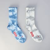 【2足セット】HealthKnit(ヘルスニット)タイダイクルーソックス | coen【men】 | 詳細画像1