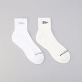 WHITE | 【お得な2足組セット】NEWBALANCE(ニューバランス)アンクルソックス | coen【men】