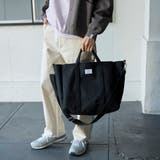 BLACK | PVCキャンバストートバッグ | coen【men】