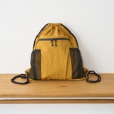 MUSTARD | 【撥水】メッシュポケット付きナップサック | coen【men】